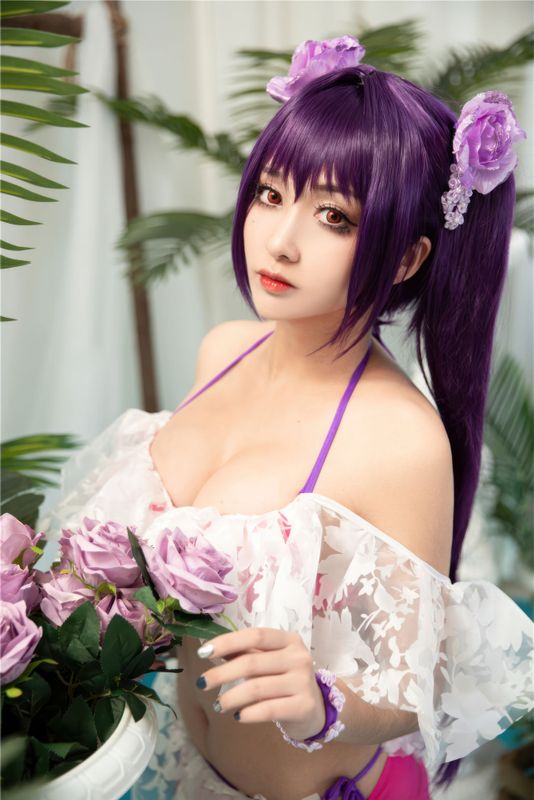 洛璃LoLiSAMA - 斯卡蒂泳装-幻想世界